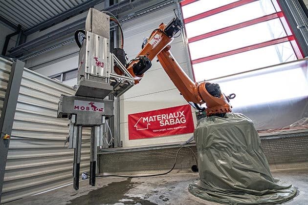 Matériaux Sabag imprime des éléments en béton